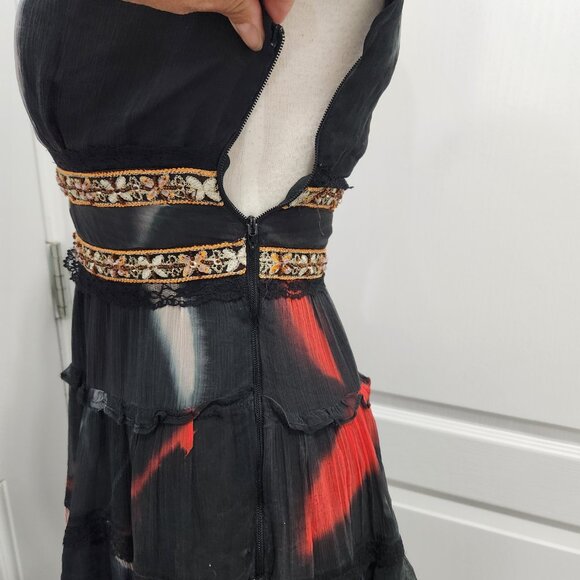 Chloe crepe tiered dress - Picture 9 of 16